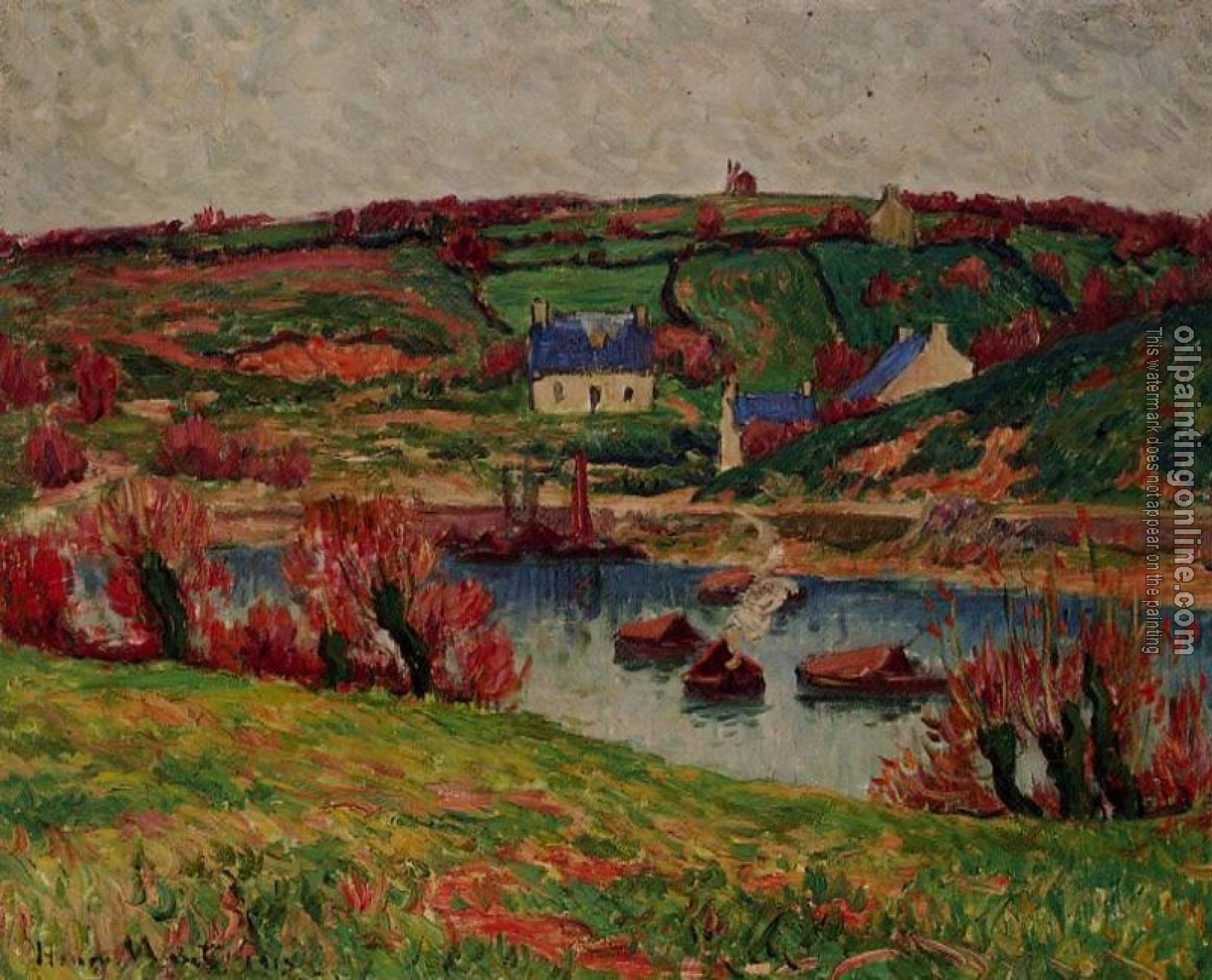 Moret, Henri - The River at Douaelan-sur-Mer